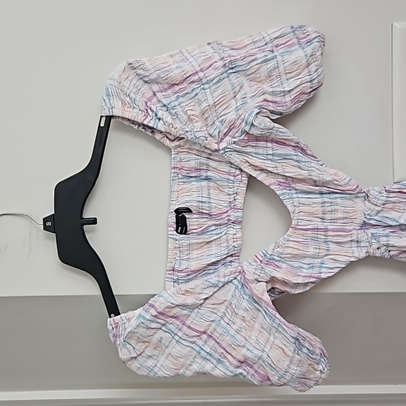 ASOS NWT Pastel stripe seersucker beach dress UK10 US6 - Picture 2 of 7